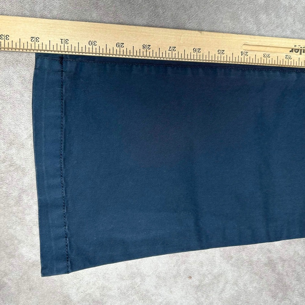 American Eagle Kick Boot Navy Blue Stretch Pants Womens 8 Regular Mid Rise Flare - Picture 7 of 9